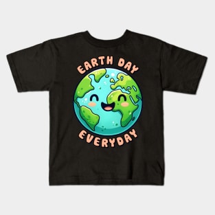 Earth day Every day Kids T-Shirt